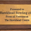 SIGHT SCOTLAND VETERANS MAKE COMMEMORATIVE BENCH TO SAY THANK YOU TO HAWKHEAD BOWLING CLUB